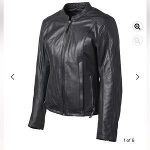 NWOT Roland Sands Design Women’s Argonne 74 Leather Motorcycle Jacket - MEDIUM